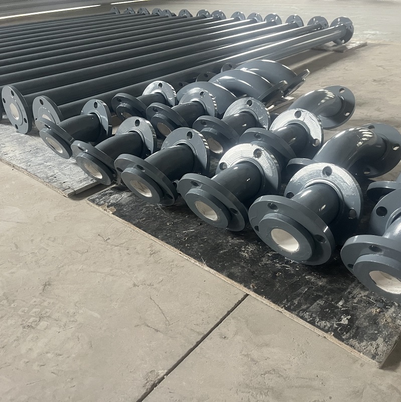 钢衬整体耐磨陶瓷环复合管